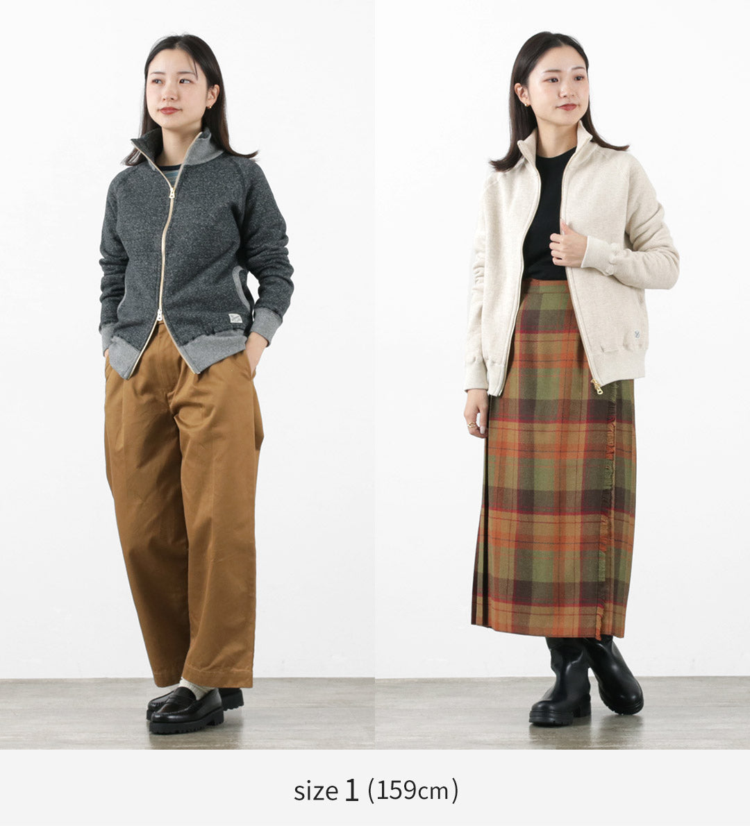 kepani /烟熏拉菲的大烟熏衬里脖子运动衫夹克