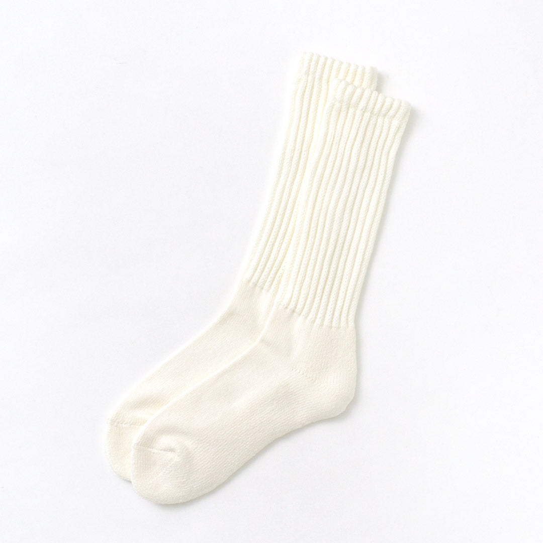 ROTOTO / R1334 Loose pile crew socks