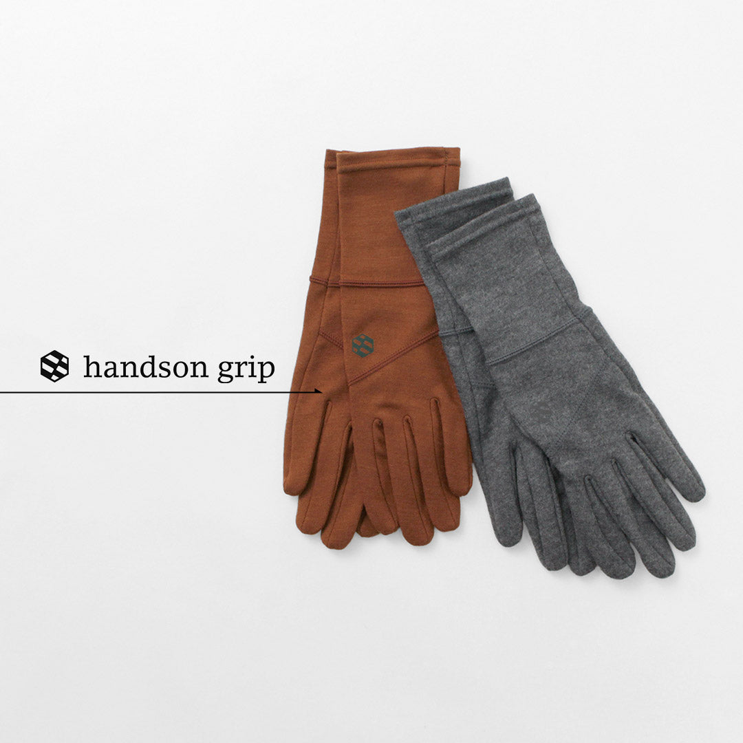 Gants de laine mérinos Handson Grip / Hobo