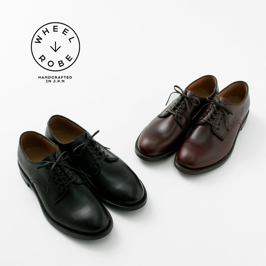 WHEEL ROBE / Plain Toe Derby Shoes