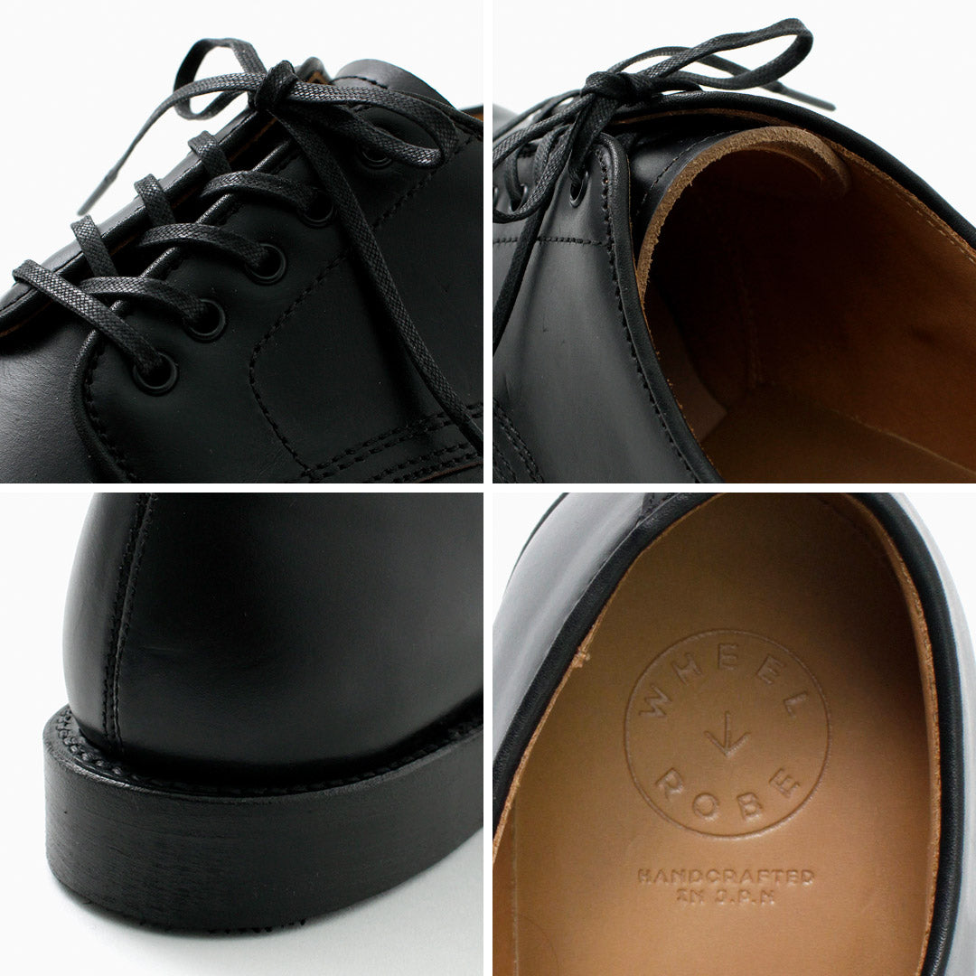 WHEEL ROBE / Plain Toe Derby Shoes