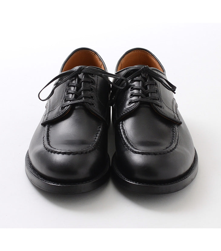 WHEELROBE / 15078 Heavy Stitching Moc Toe Leather Shoes