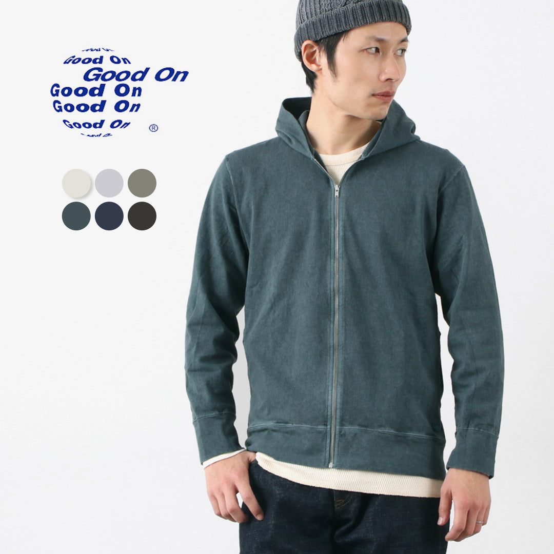 Buen tinte de pigmento de parka en / zip tee