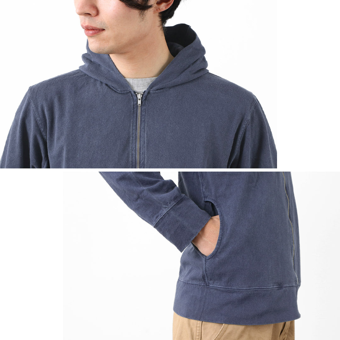 Buen tinte de pigmento de parka en / zip tee