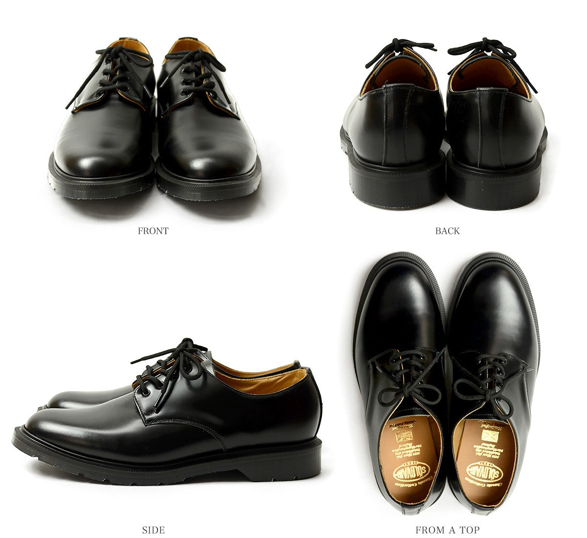 Solovair / Plain Toe 4孔眼鞋