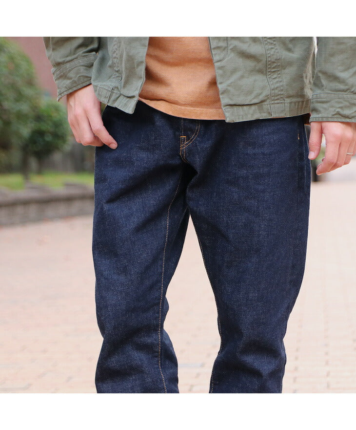 Sanca / 15,5 oz. pantalon 5p conique en denim