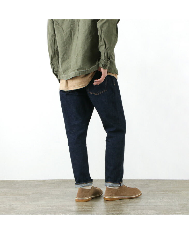 SANCA / 15.5 oz. denim tapered 5P pants