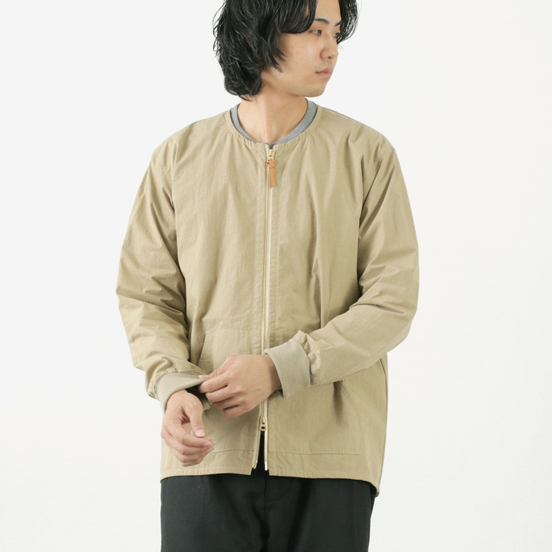 RE MADE IN TOKYO JAPAN / Cotton Nylon Crew Cardigan