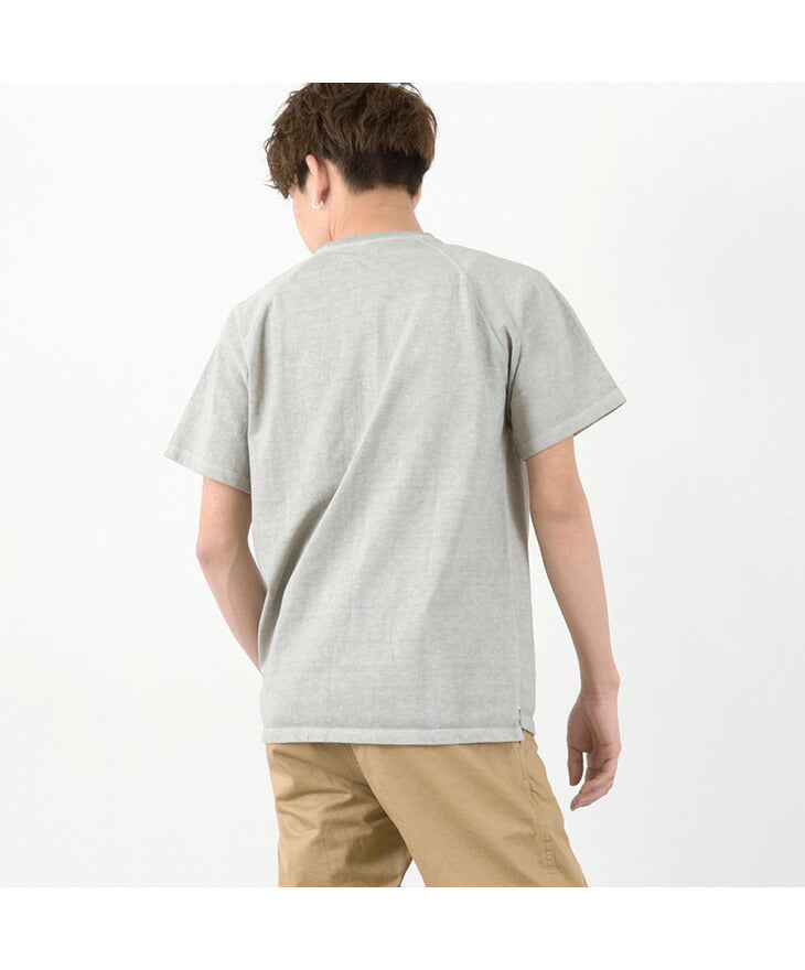 GOOD ON / GOST1101 Raglan heavy pocket T-shirt short sleeve