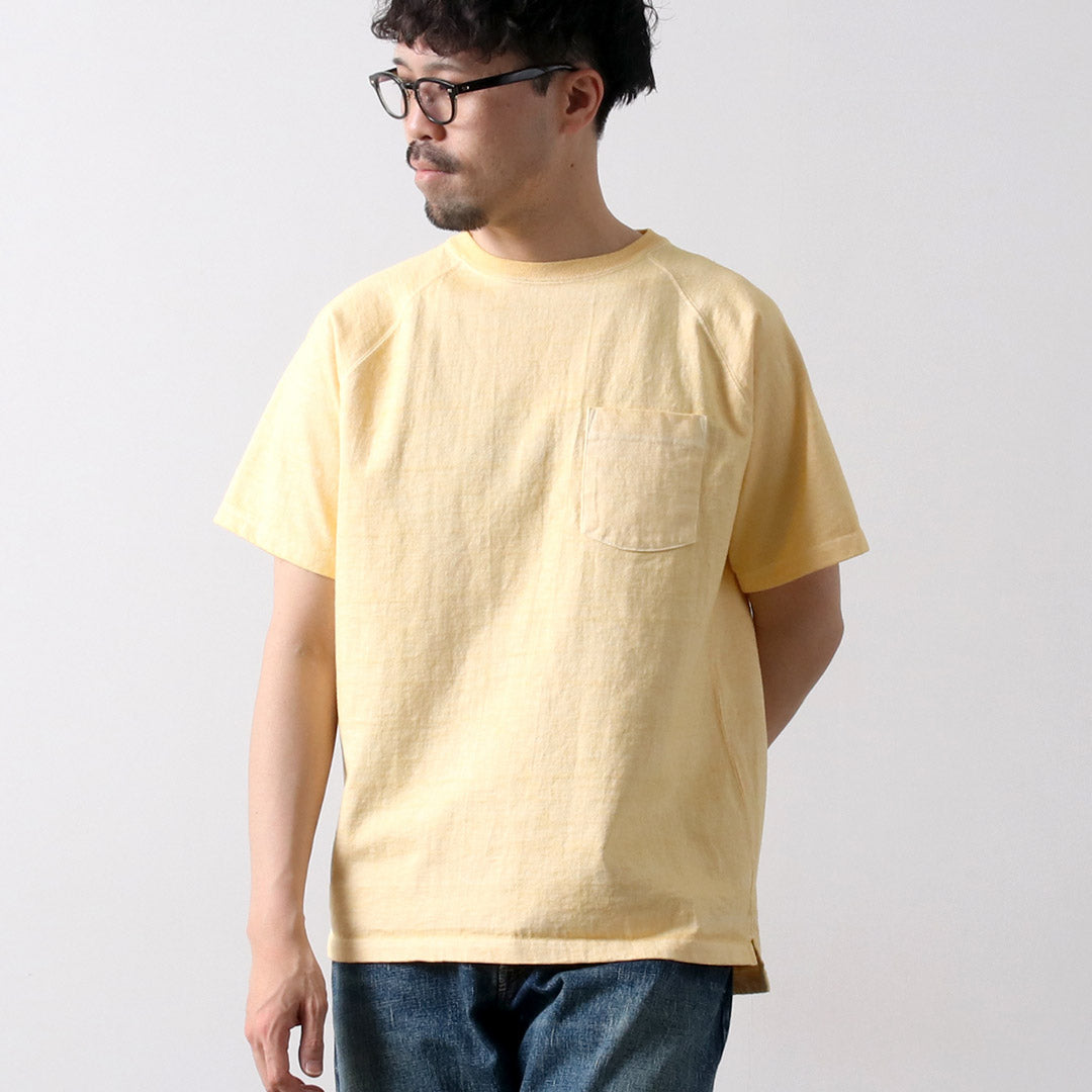 GOOD ON / Raglan Heavy Pocket Short Sleeve T-shirt