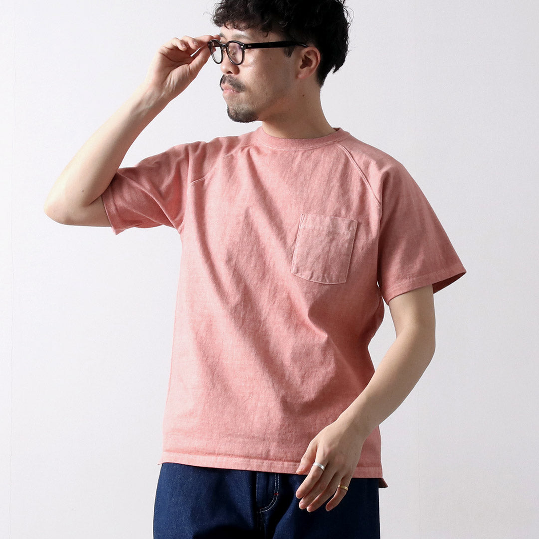 GOOD ON / Raglan Heavy Pocket Short Sleeve T-shirt