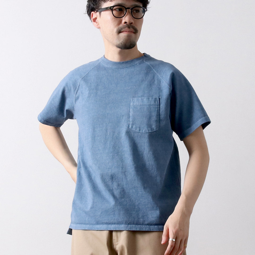 GOOD ON / Raglan Heavy Pocket Short Sleeve T-shirt