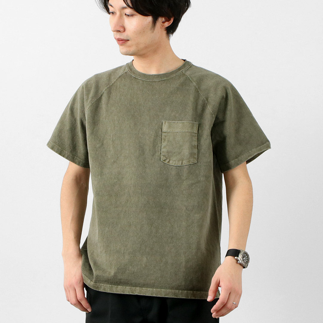 GOOD ON / Raglan Heavy Pocket Short Sleeve T-shirt