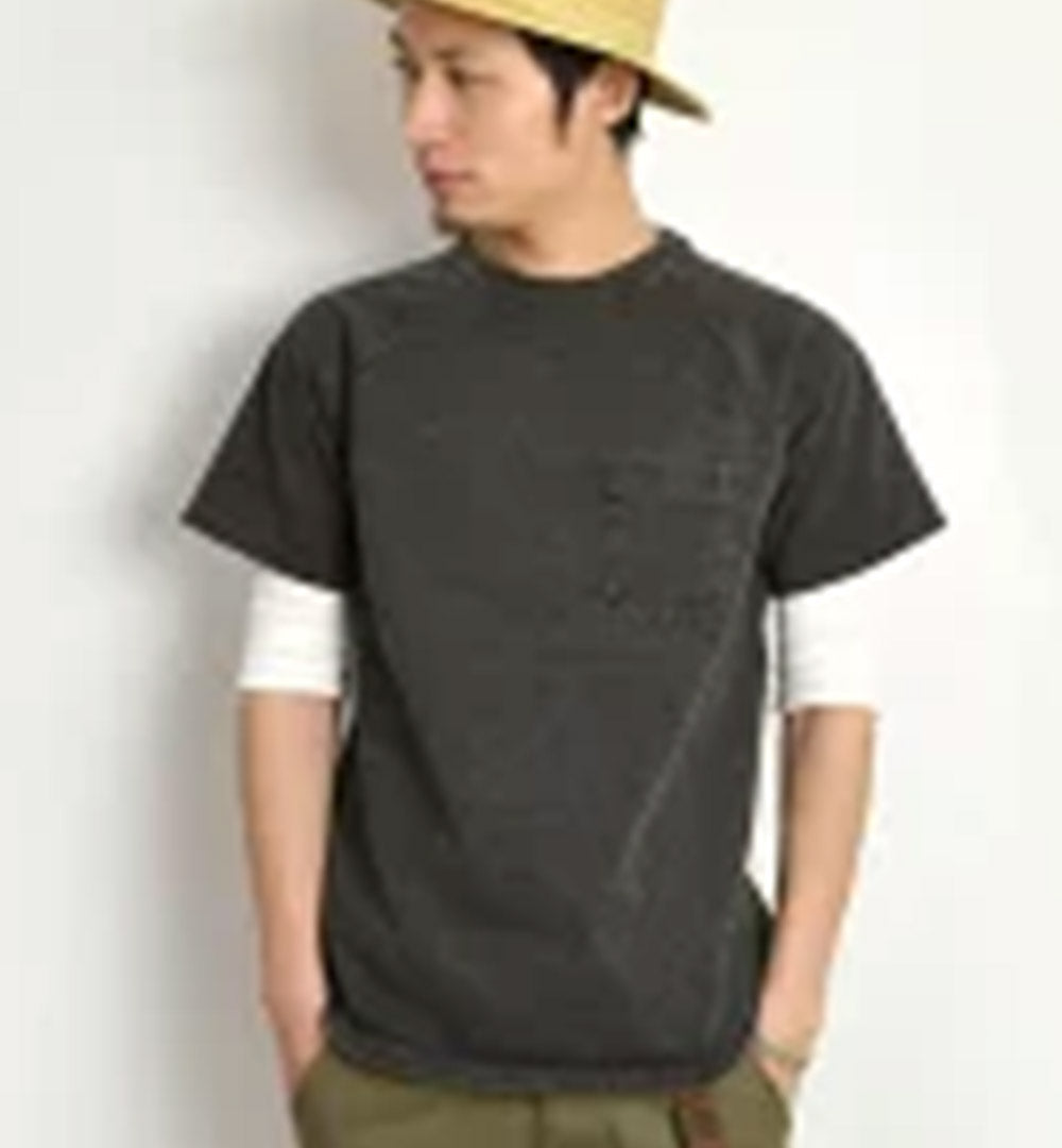 GOOD ON / Raglan Heavy Pocket Short Sleeve T-shirt