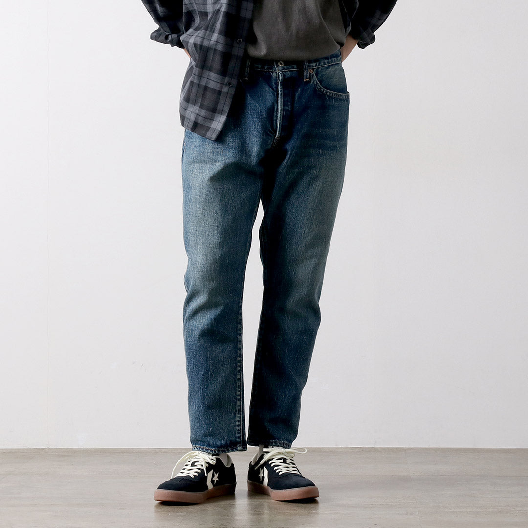 SANCA / 15.5 oz. Denim Tapered Used 5 Pocket Pants