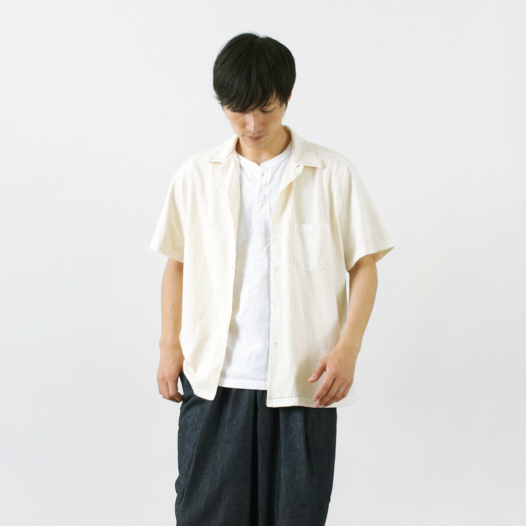 GOOD ON / Short Sleeve TEE Open Collar Shirt