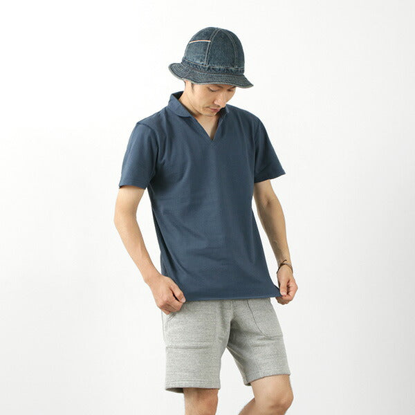 BARNS / Cozun Knit Vintage Skipper Polo Shirt