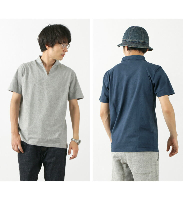 BARNS / Cozun Knit Vintage Skipper Polo Shirt