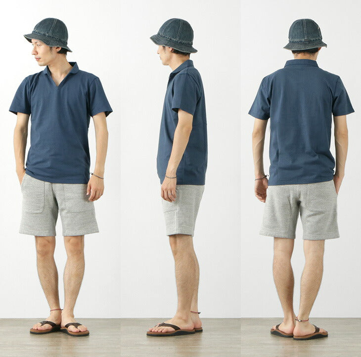 BARNS / Cozun Knit Vintage Skipper Polo Shirt