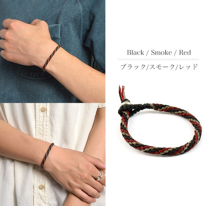 PHADUA / Braid Wax Cord Bracelet