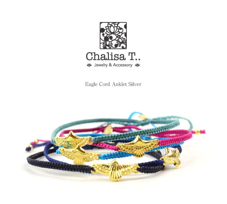 Chalisa T .. / Eagle Notching Cord Anklet