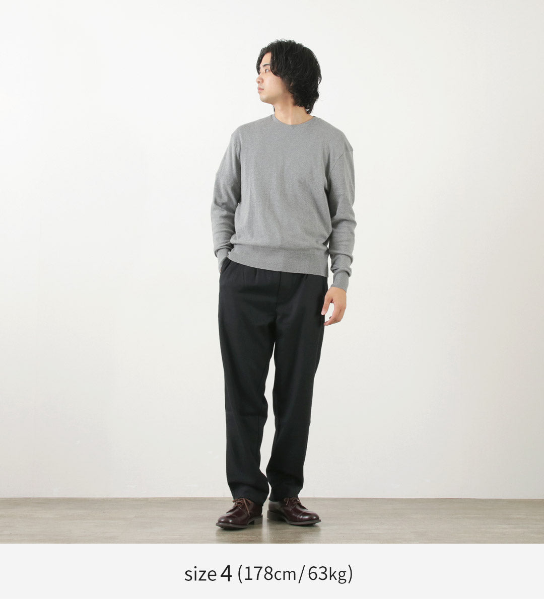 GICIPI / Lupo Crew Neck Relaxed Fit Knit Sewn