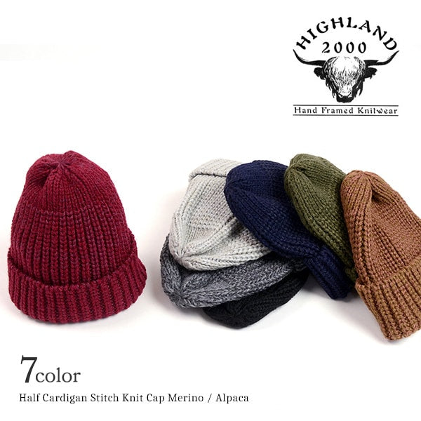 Highland 2000 / breve mierda merino alpaca gorra