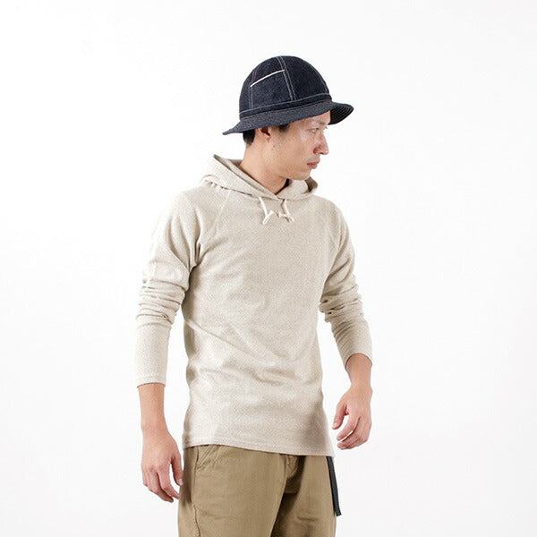 KEPANI / Hooded Pullover Raffi Stretch Milling Long Sleeves