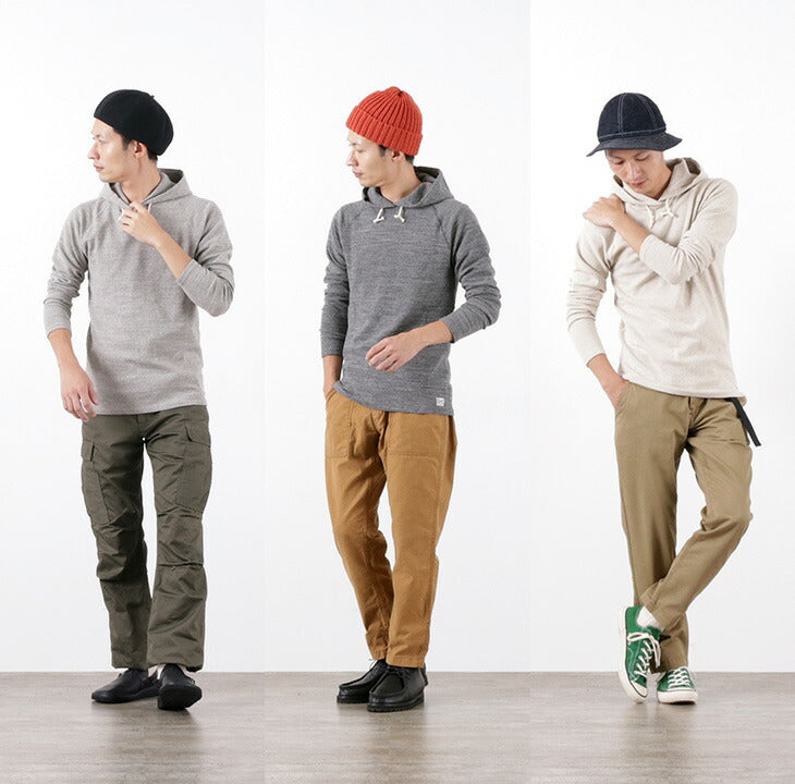 KEPANI / Hooded Pullover Raffi Stretch Milling Long Sleeves