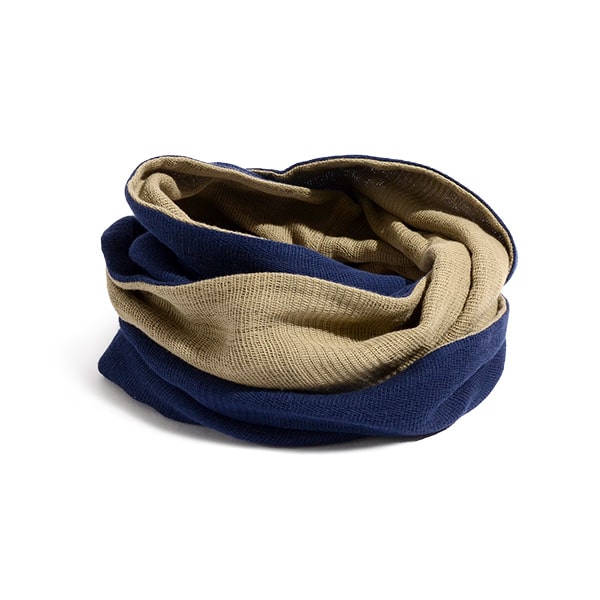 ROCOCO / 2-Tone Snood Reversible Imabari Scarf