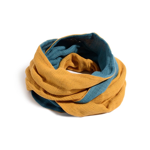 ROCOCO / 2-Tone Snood Reversible Imabari Scarf