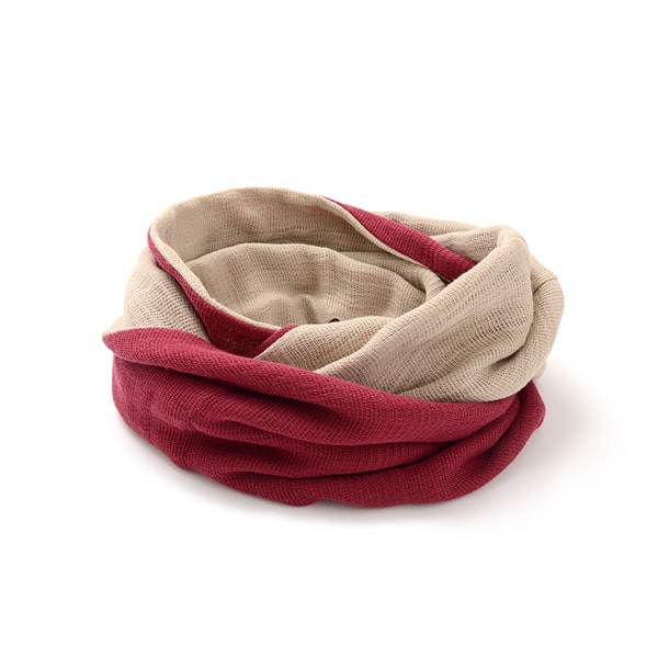 ROCOCO / 2-Tone Snood Reversible Imabari Scarf