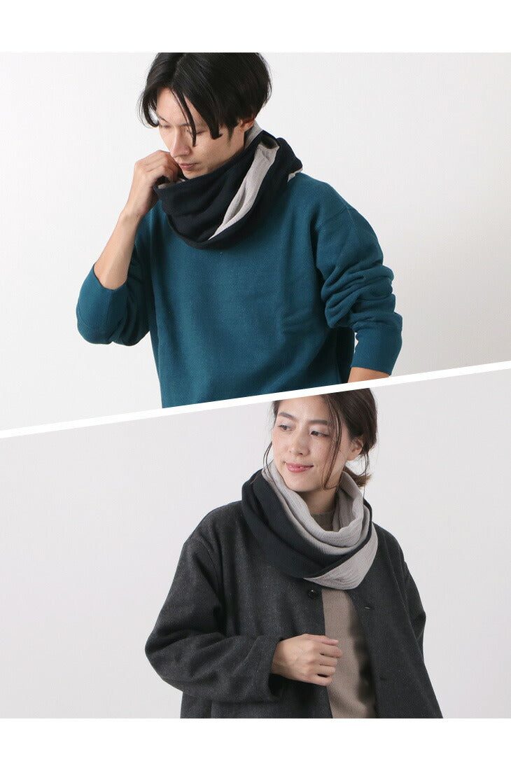 ROCOCO / 2-Tone Snood Reversible Imabari Scarf