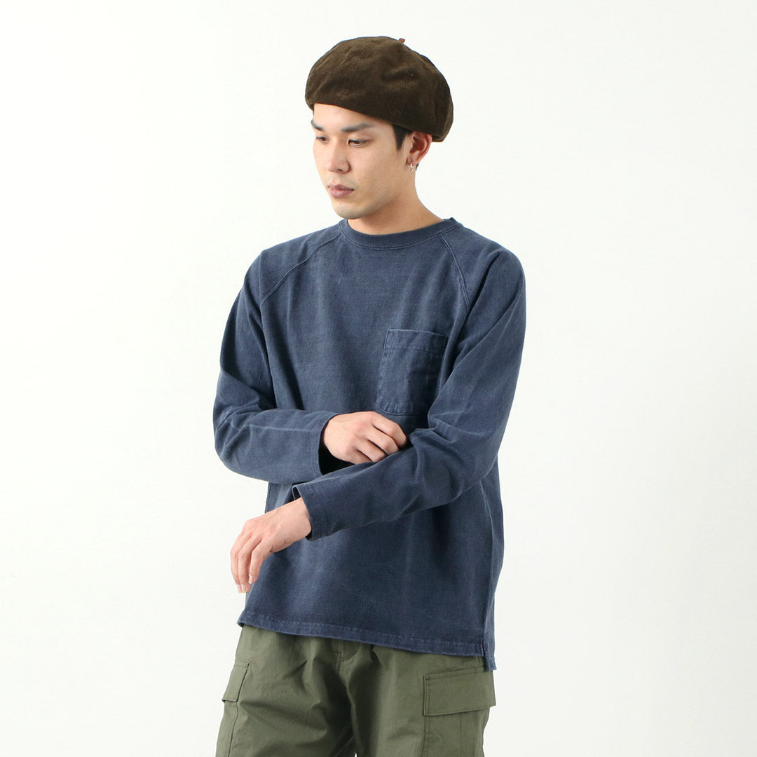 GOOD ON / Heavy Raglan Pocket T-Shirt Long Sleeve