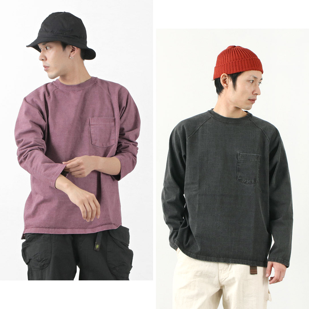 GOOD ON / Heavy Raglan Pocket T-Shirt Long Sleeve