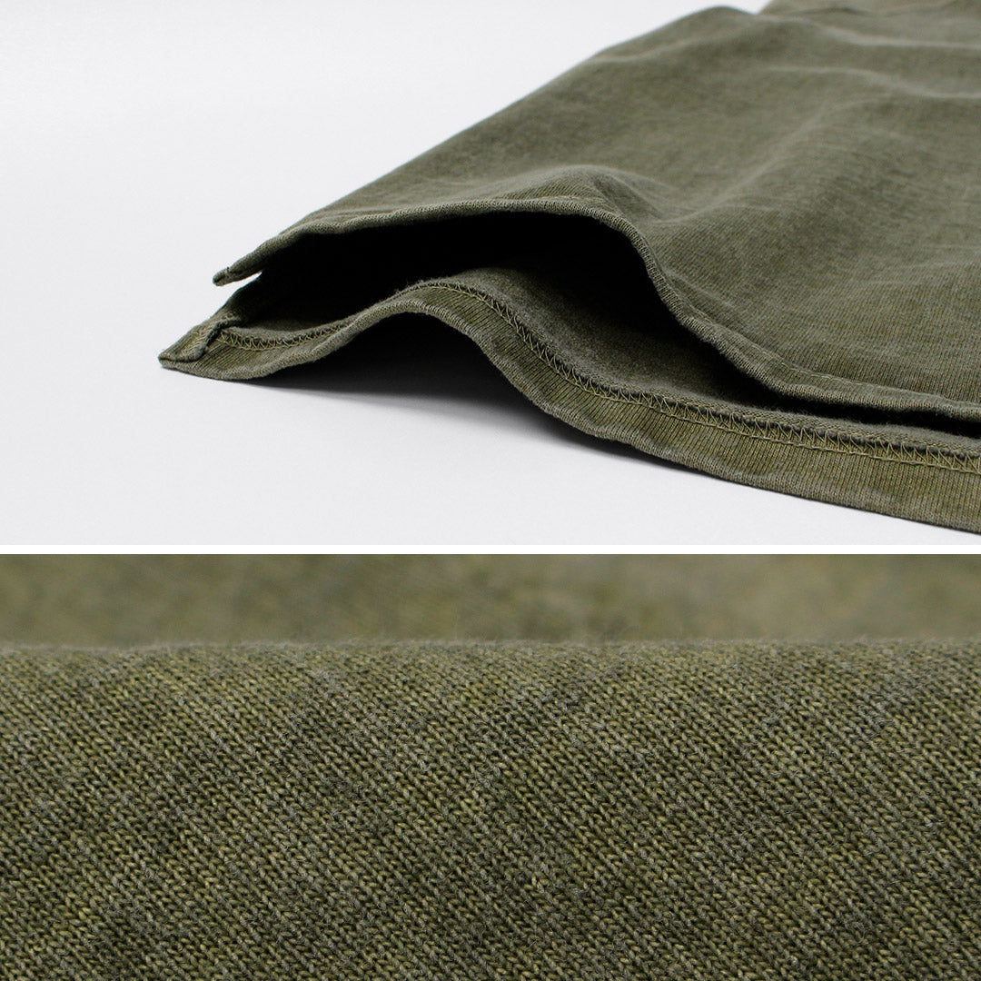 GOOD ON / Camiseta de manga larga con bolsillo raglán pesado y color exclusivo