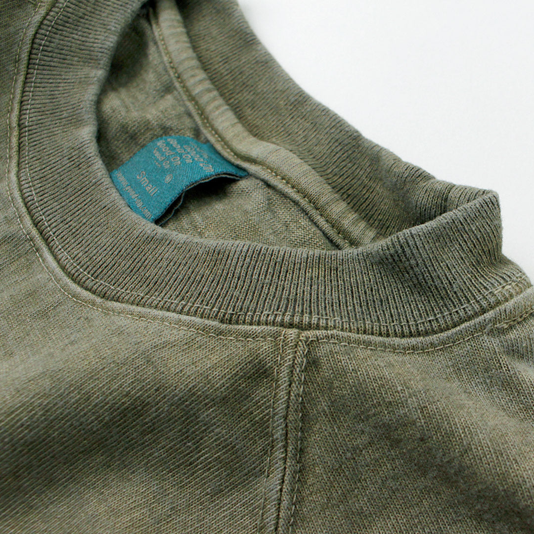 GOOD ON / Camiseta de manga larga con bolsillo raglán pesado y color exclusivo