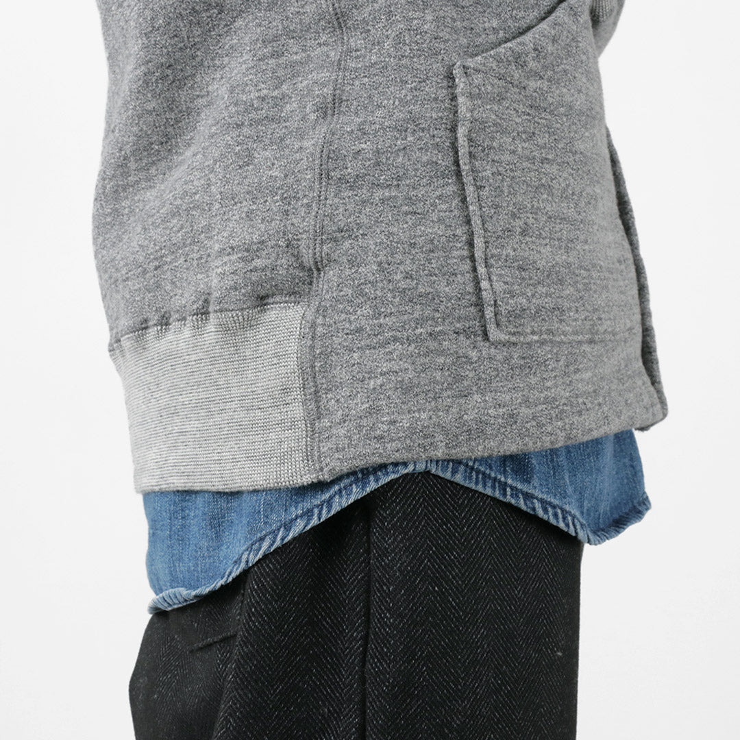 KEPANI / Sunset 2 Raffy-Lined Sweatshirt Cardigan