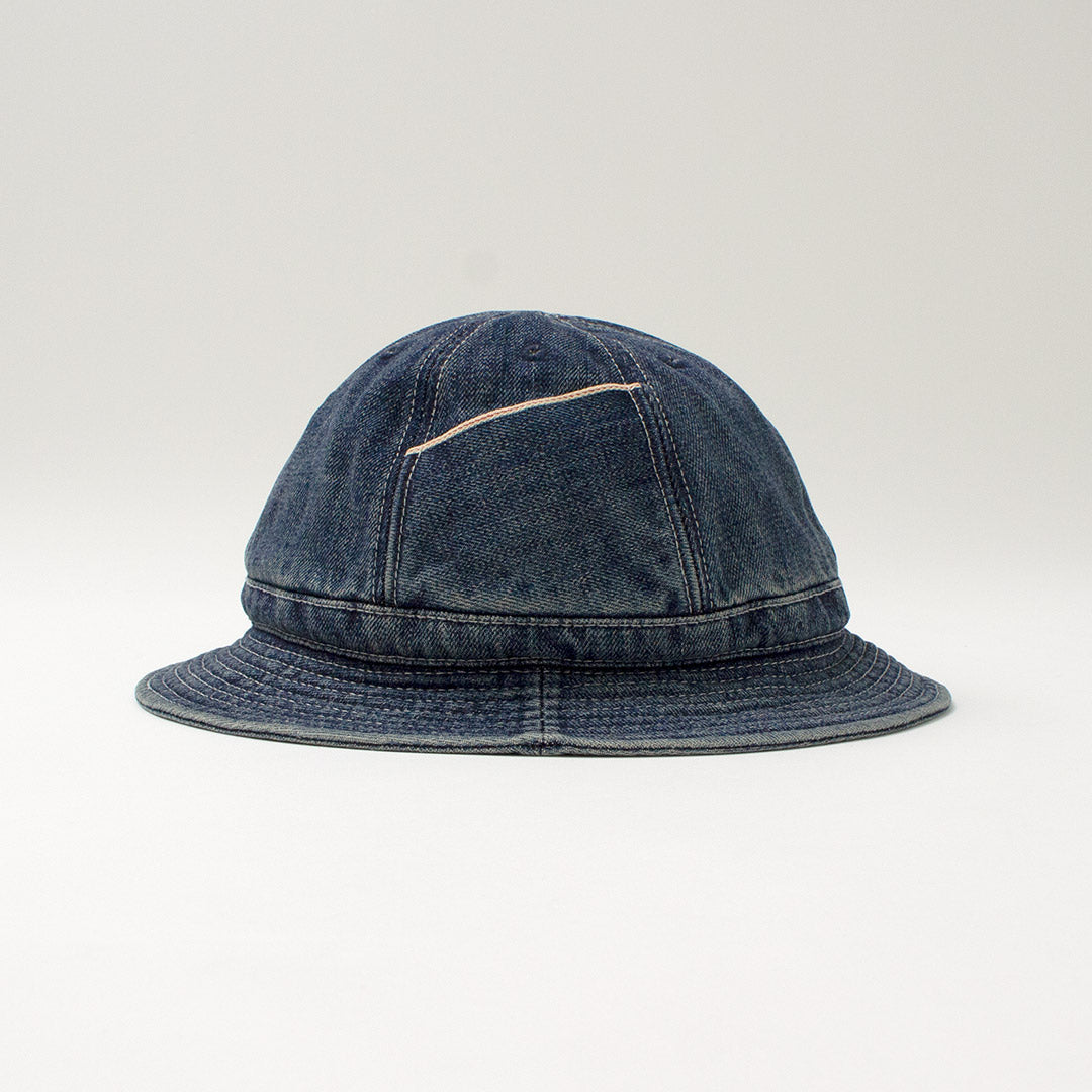 HIGHER / Selvage Denim Panel 6 Hat - Used finish