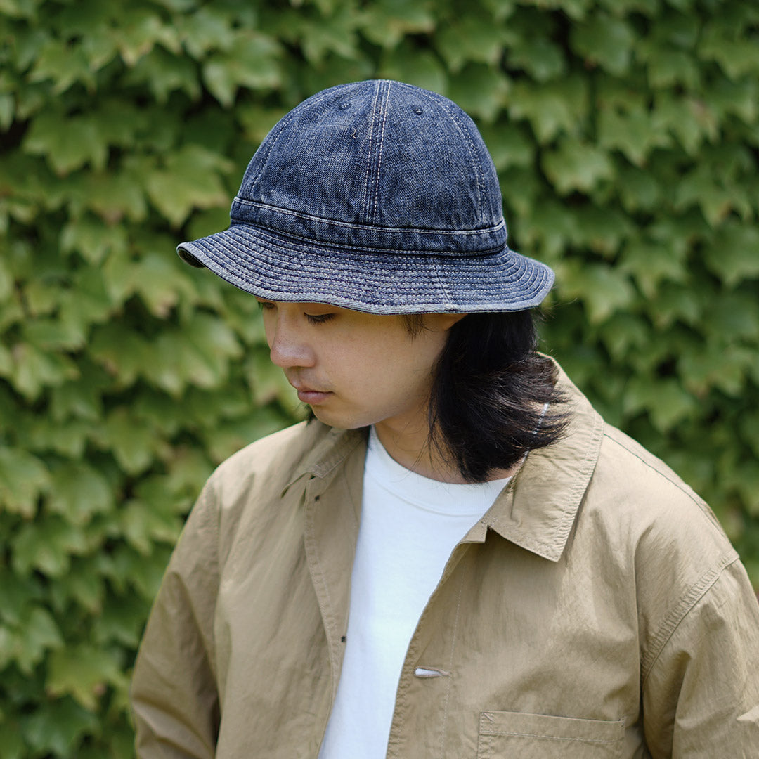 HIGHER / Selvage Denim Panel 6 Hat - Used finish