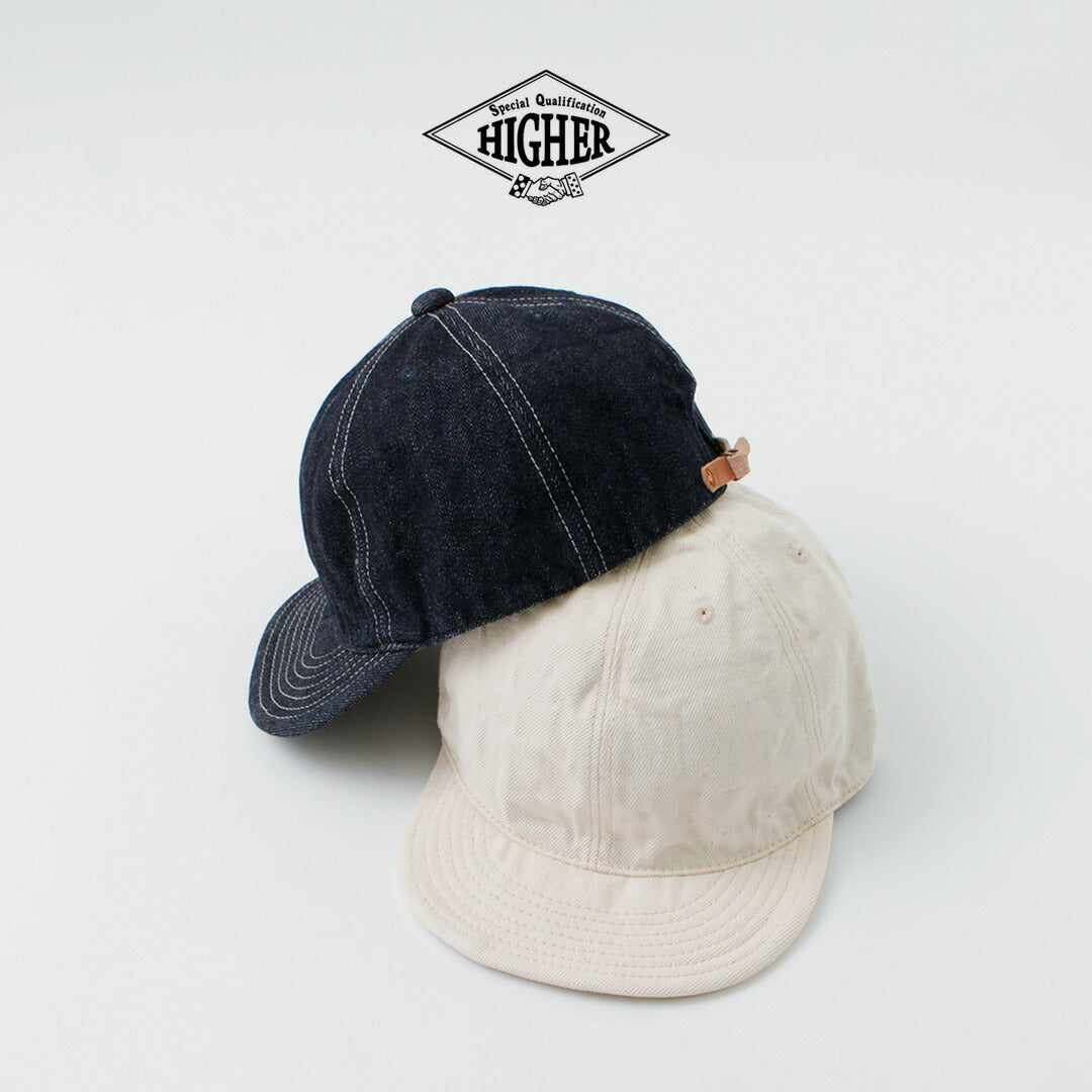 HIGHER / One-washed Selvage denim cap