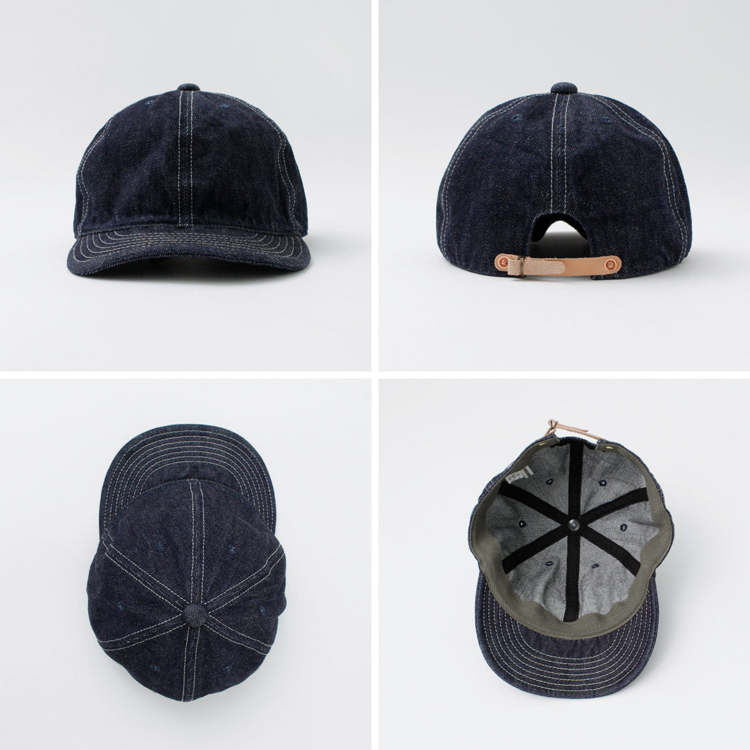 HIGHER / One-washed Selvage denim cap