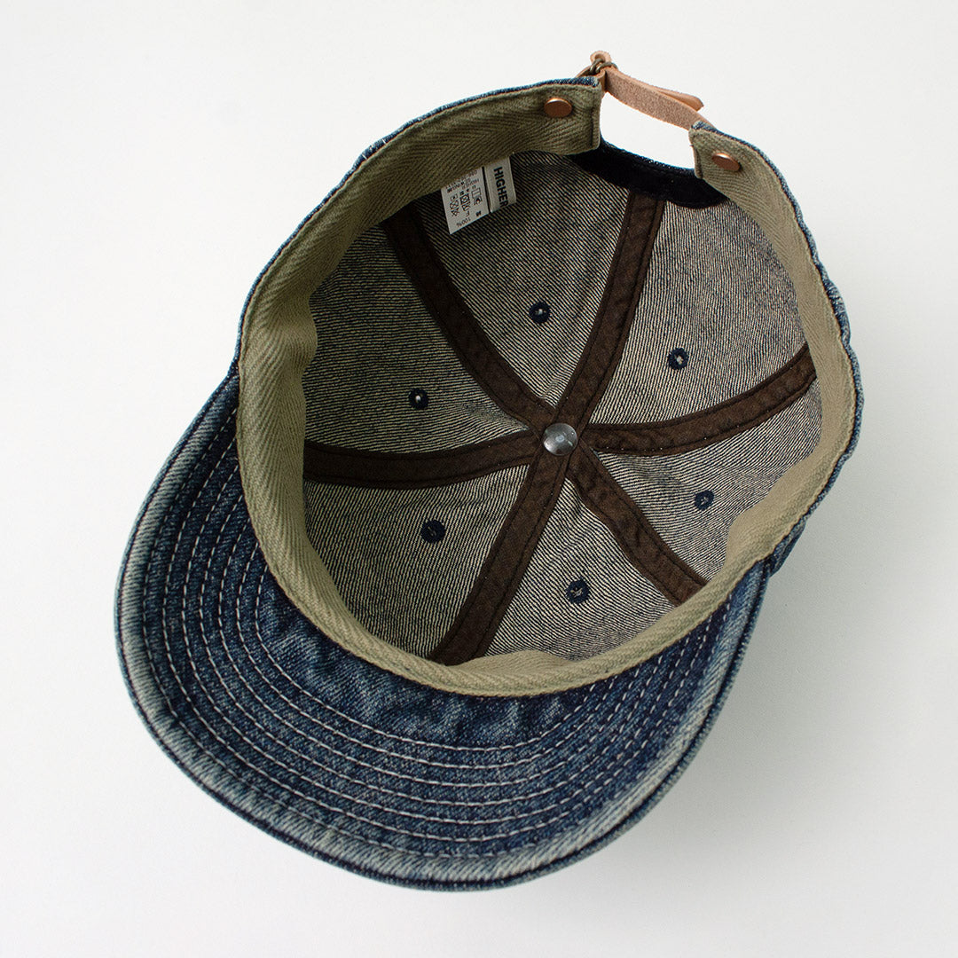 HIGHER / Selvage denim cap