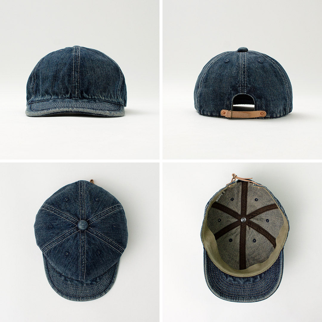 HIGHER / Selvage denim cap