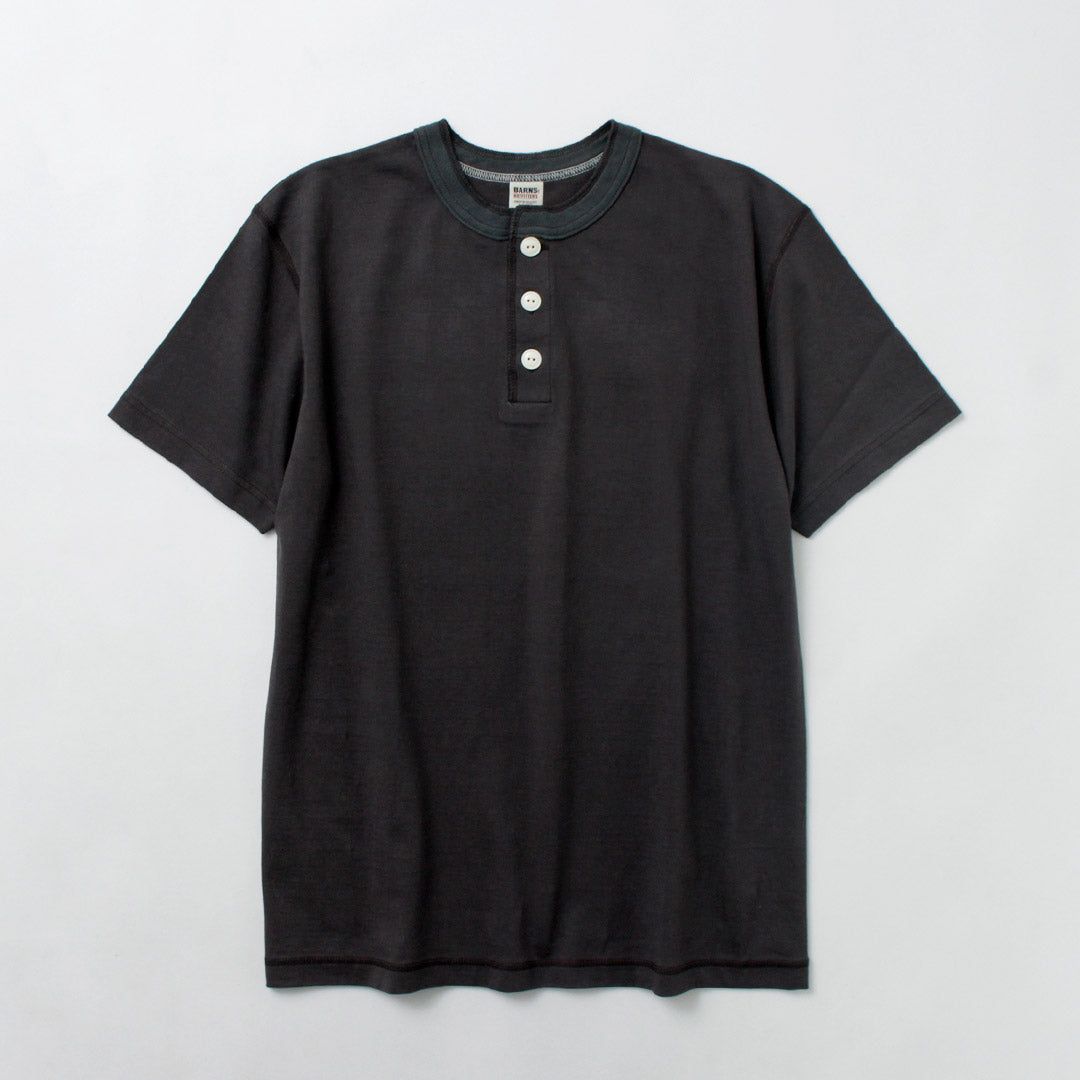 Barns / BR-8146 Camiseta de tripulación de manga corta de manga corta con cuello corto