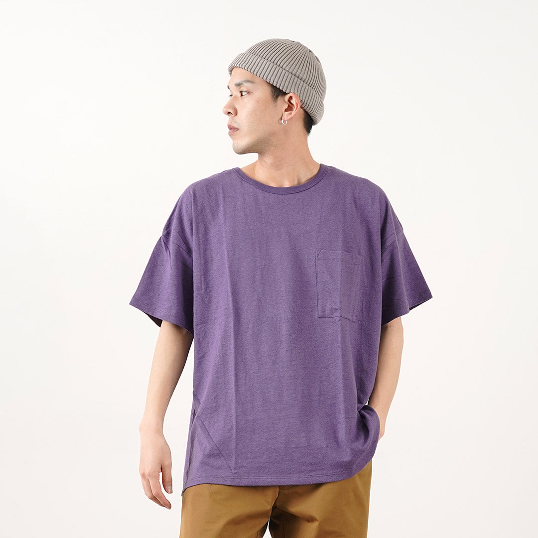 GOHEMP / Wide Pockets T-Shirt