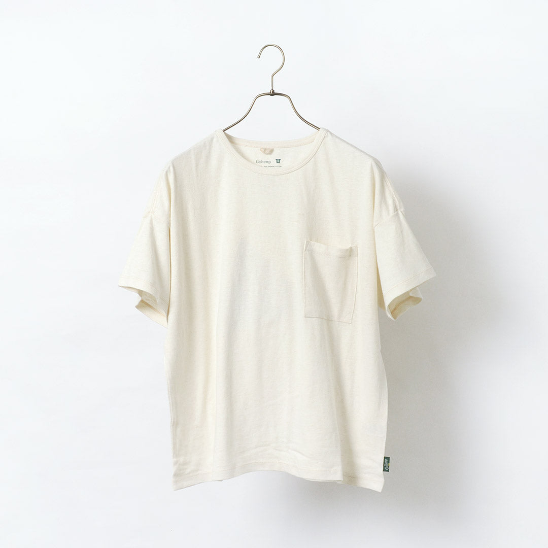 GOHEMP / Wide Pockets T-Shirt