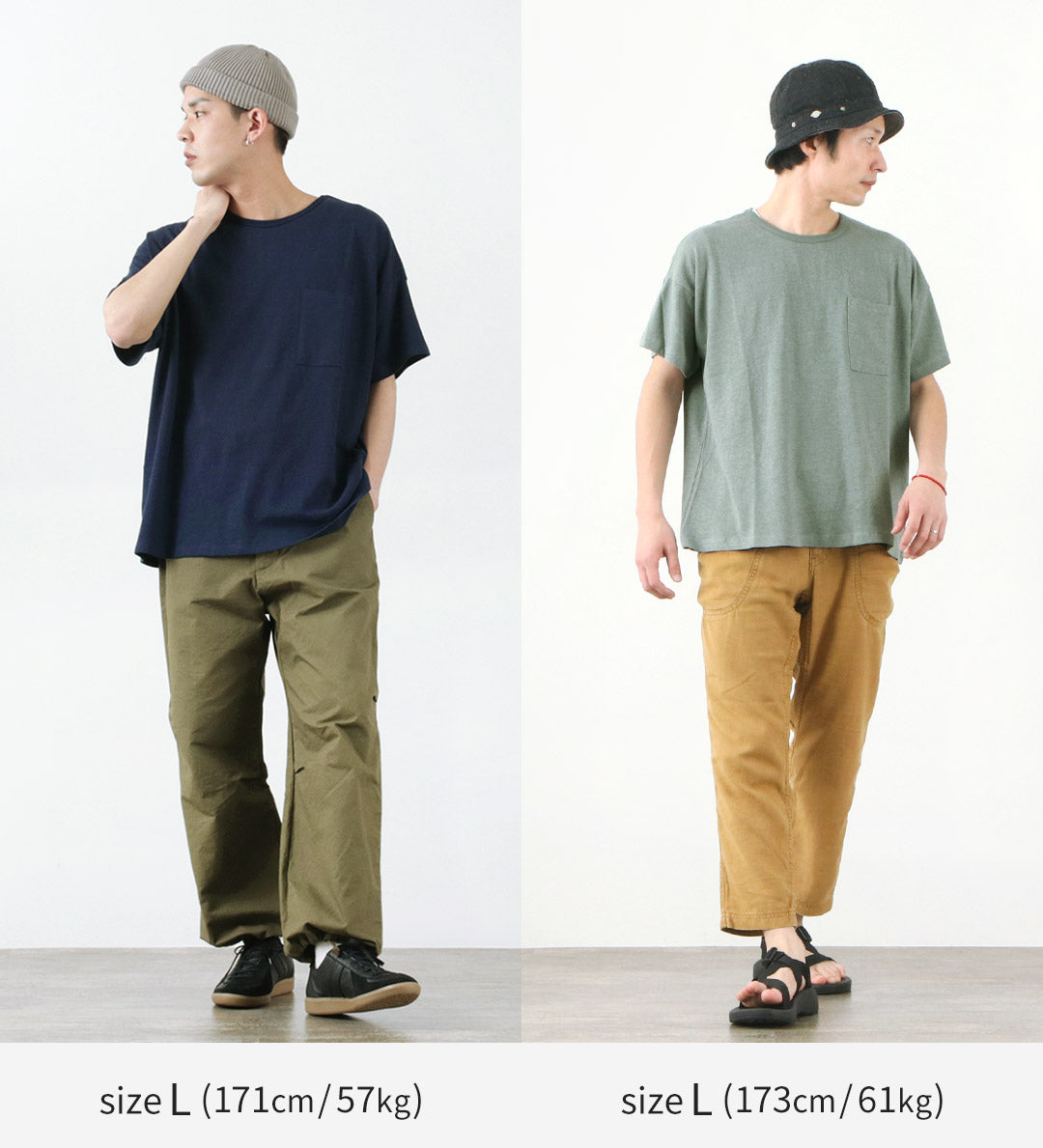 GOHEMP / Wide Pockets T-Shirt