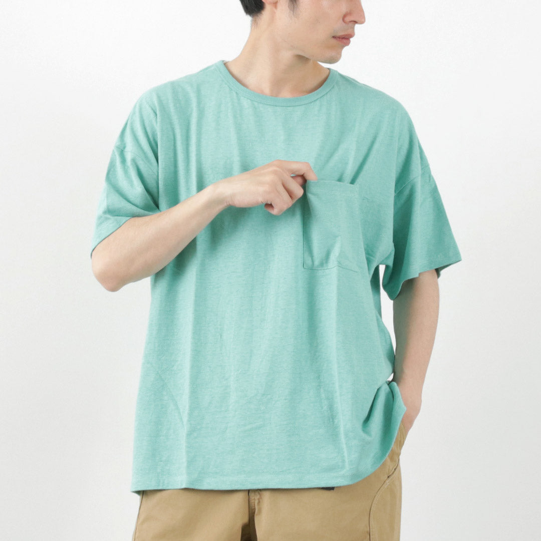 GOHEMP / Wide Pockets T-Shirt