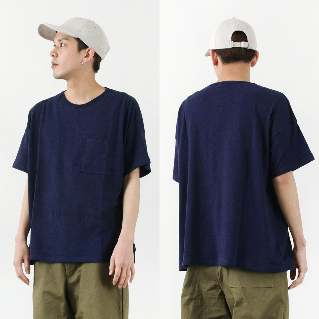 GOHEMP / Wide Pockets T-Shirt